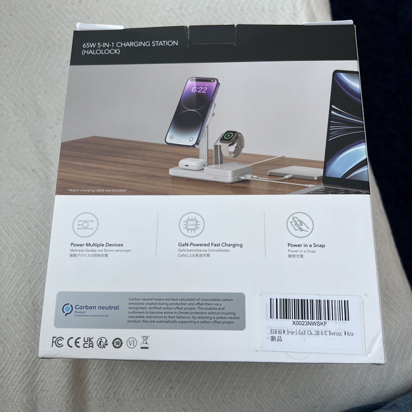 ESR 65W 5-in-1 GaN Charging Station Designed for MagSafe Charger Stand