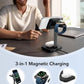 ESR 3 in 1 Wireless Charging Station CryoBoost 25W iPhone Watch AirPods Black