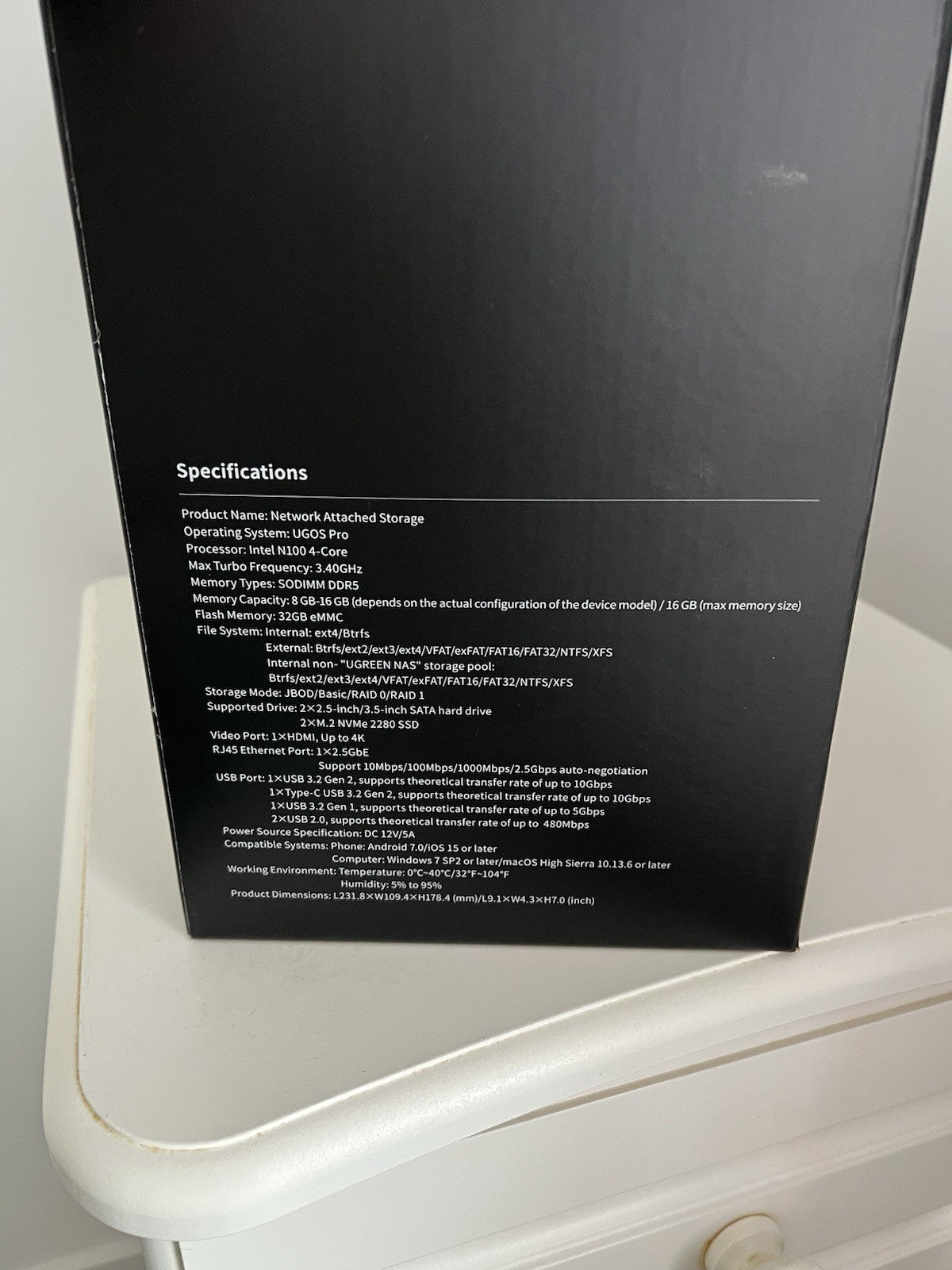 UGREEN NASync DXP2800 (942) 8GB RAM 2 Bay SATA Desktop NAS Expansion Enclosure