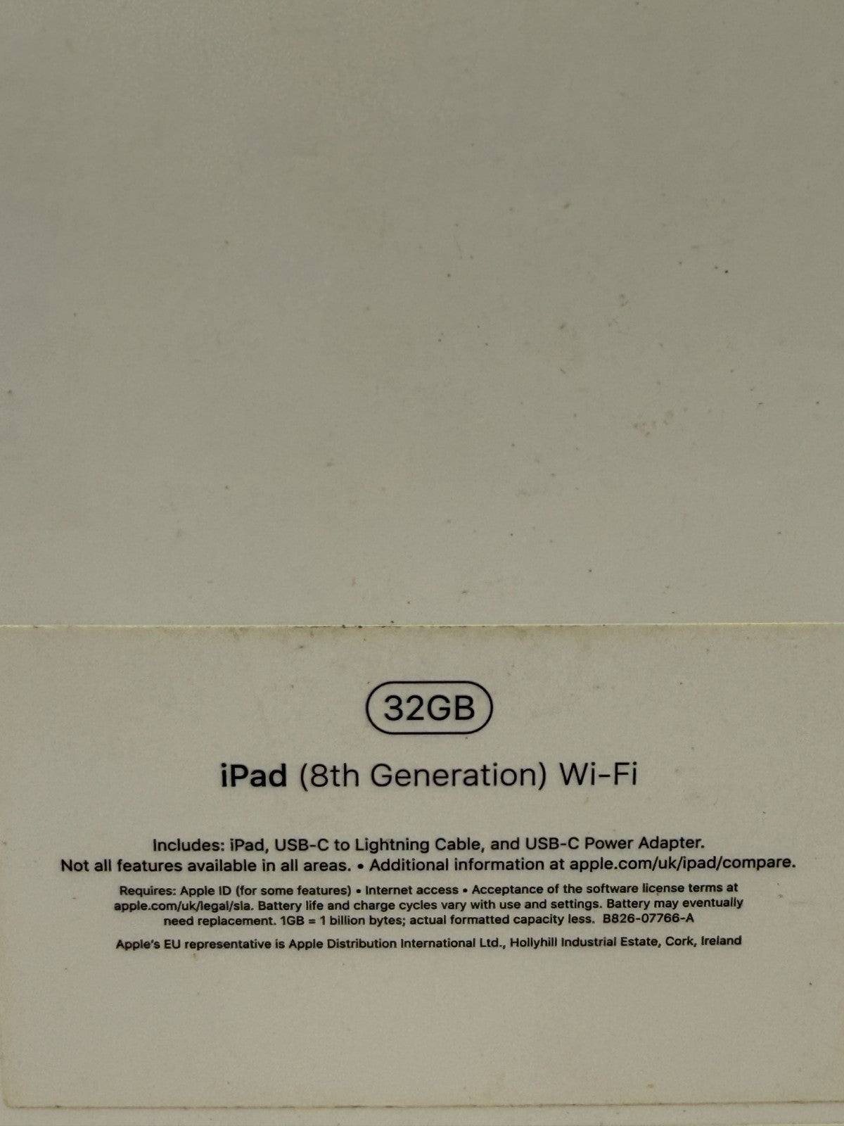 Apple iPad 8th Gen 2020 10.2" 32GB WiFi Unlocked Space Gray Boxed Warranty
