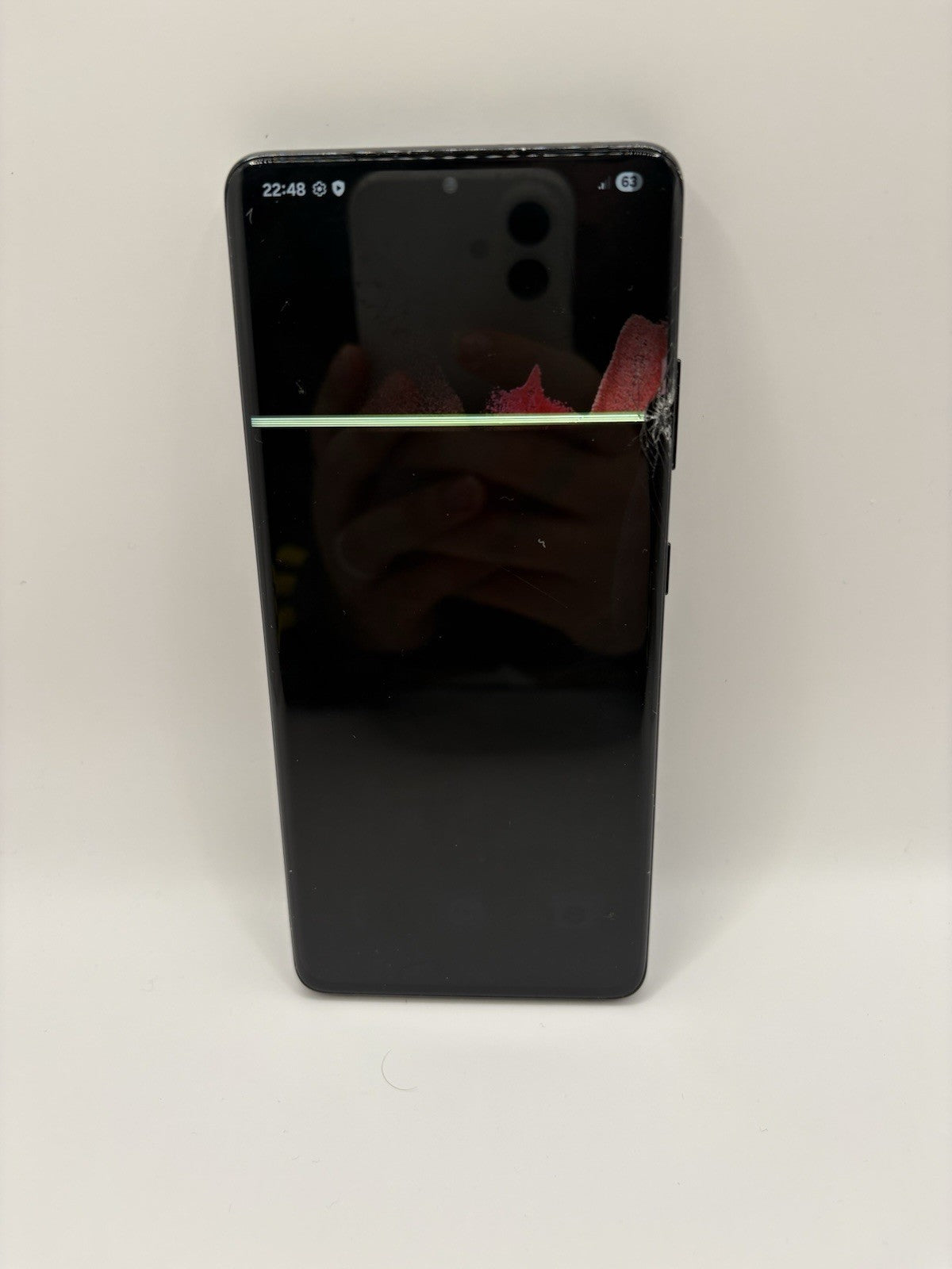 Samsung Galaxy S21 Ultra 5G 128GB Black Damaged Screen And Back Cracked
