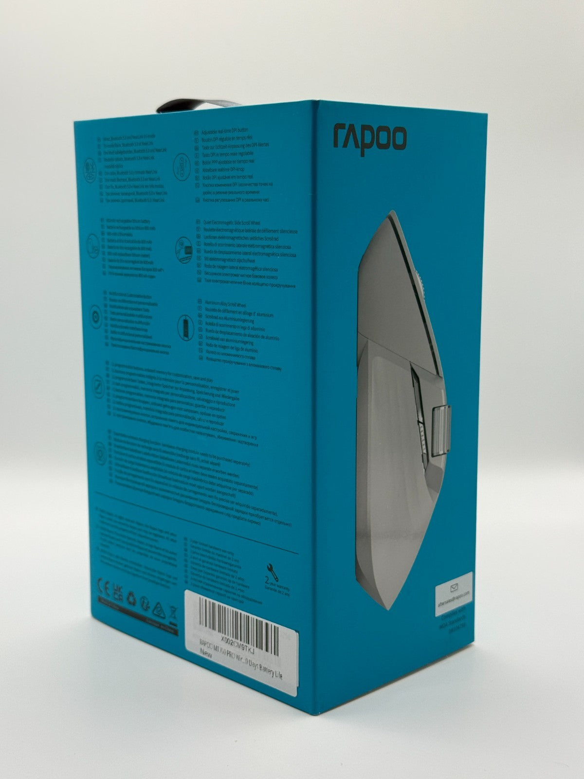 RAPOO MT760 PRO Wireless Mouse 12K DPI Bluetooth 120 Days Battery 7 Devices