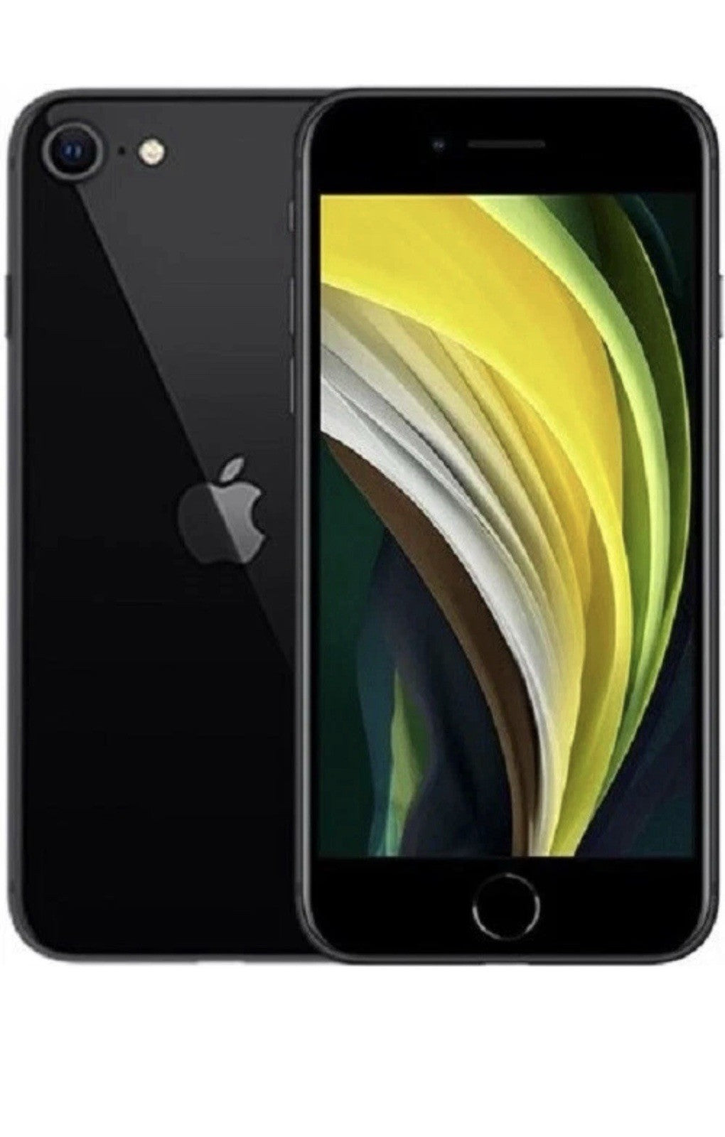 Apple iPhone SE 2nd Gen 64GB Black Unlocked A2296 Cracked Screen