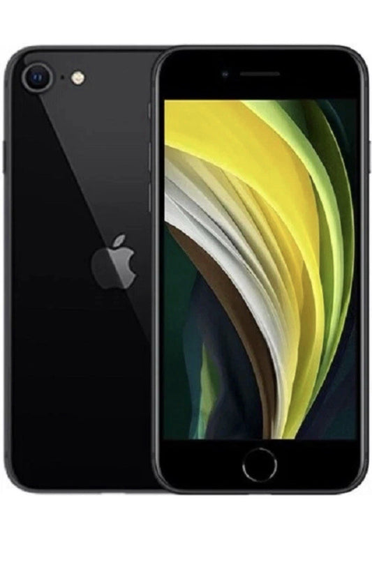 Apple iPhone SE 2nd Gen 64GB Black Unlocked A2296 Cracked Screen
