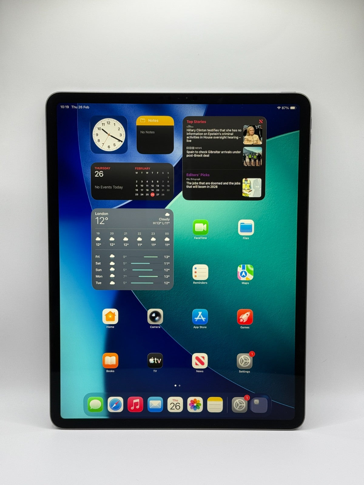 Apple Ipad Pro 4th Generation 256GB Wi-Fi 12.9 Space Gray Boxed Warranty