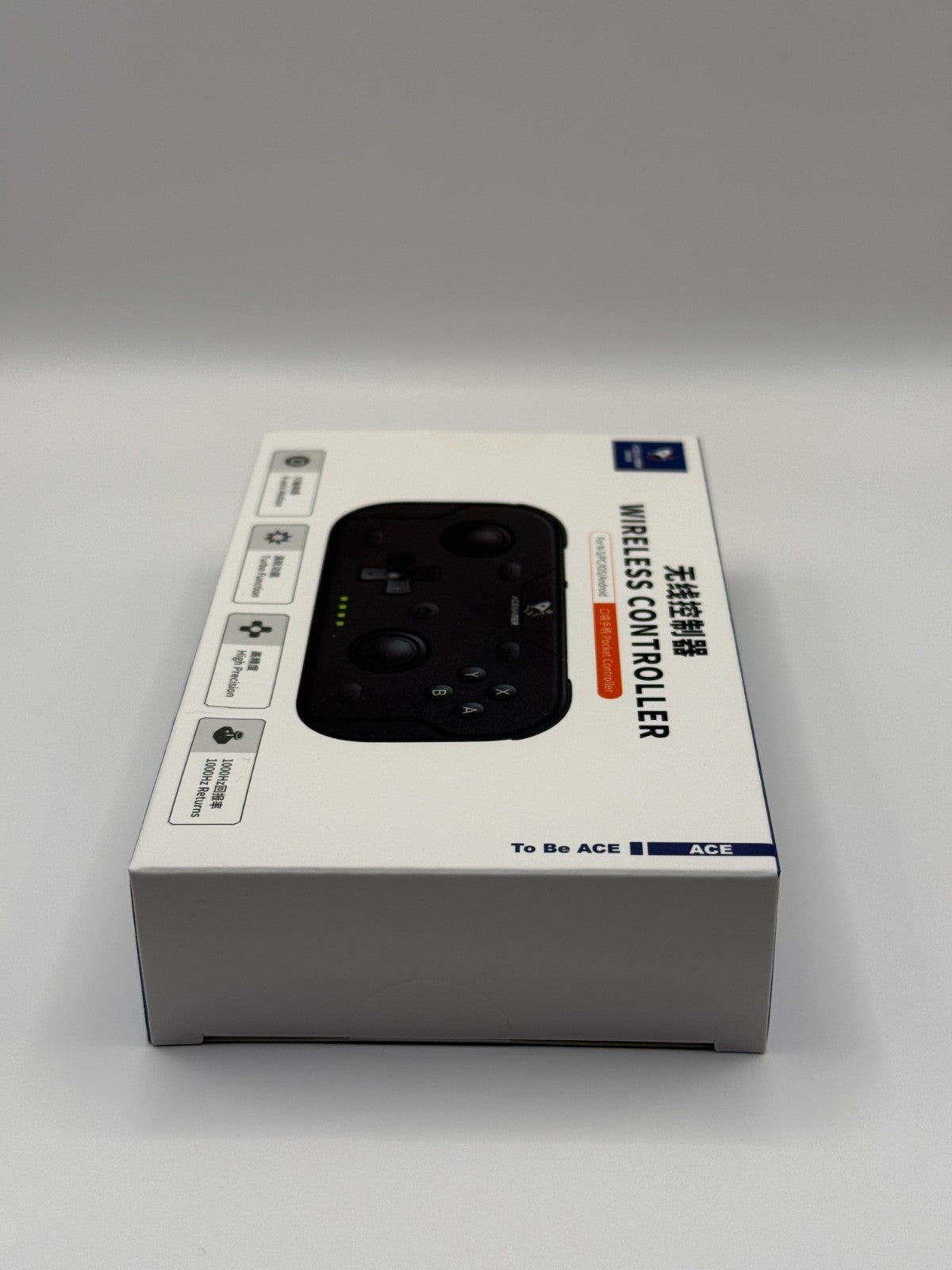 AceGamer T50 Wireless Pocket Controller Black Opened Never Used Pc Mac Mobile NS