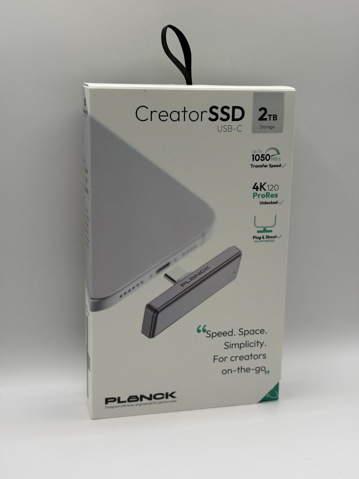 Planck Creator SSD 2TB World’s Smallest Mobile SSD Brand New Sealed