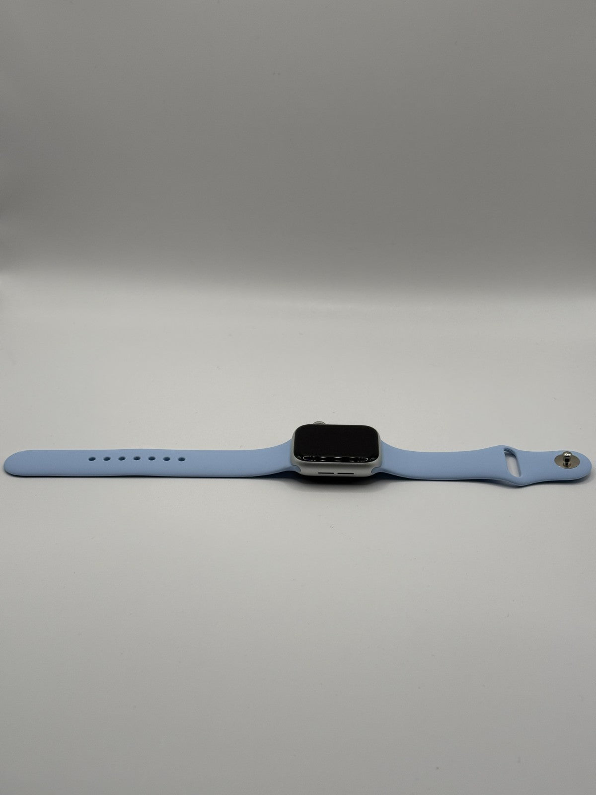 Apple Series 6 40mm Silver Aluminium Case Blue Sport Band 75% Battery