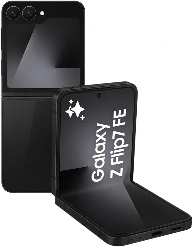 Samsung Galaxy Z Flip7 FE AI Phone 256GB 8GB Black Unlocked Brand New Sealed