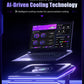 llano V12 Ultra Laptop Cooling Intelligent Software Control RGB Open Never Used