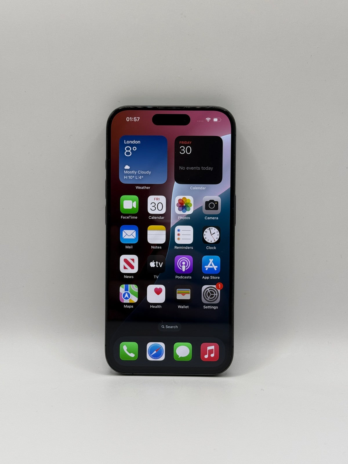 Apple Iphone 15 Pro 128GB Black Titanium Unlocked Warranty Very Good Condition