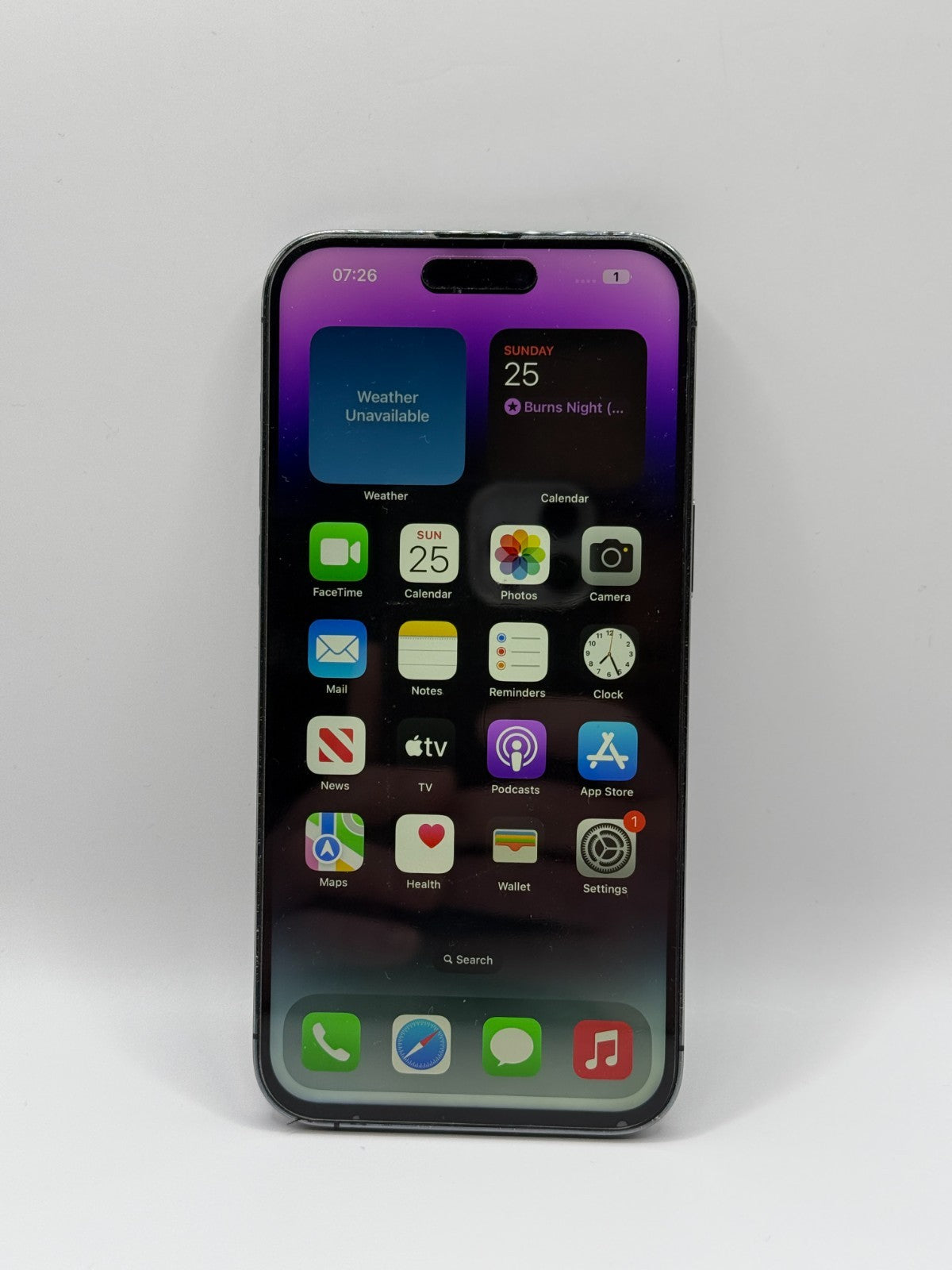 Apple Iphone 14 Pro Max 5G 128GB Purple Good Condition Unlocked 86% Battery
