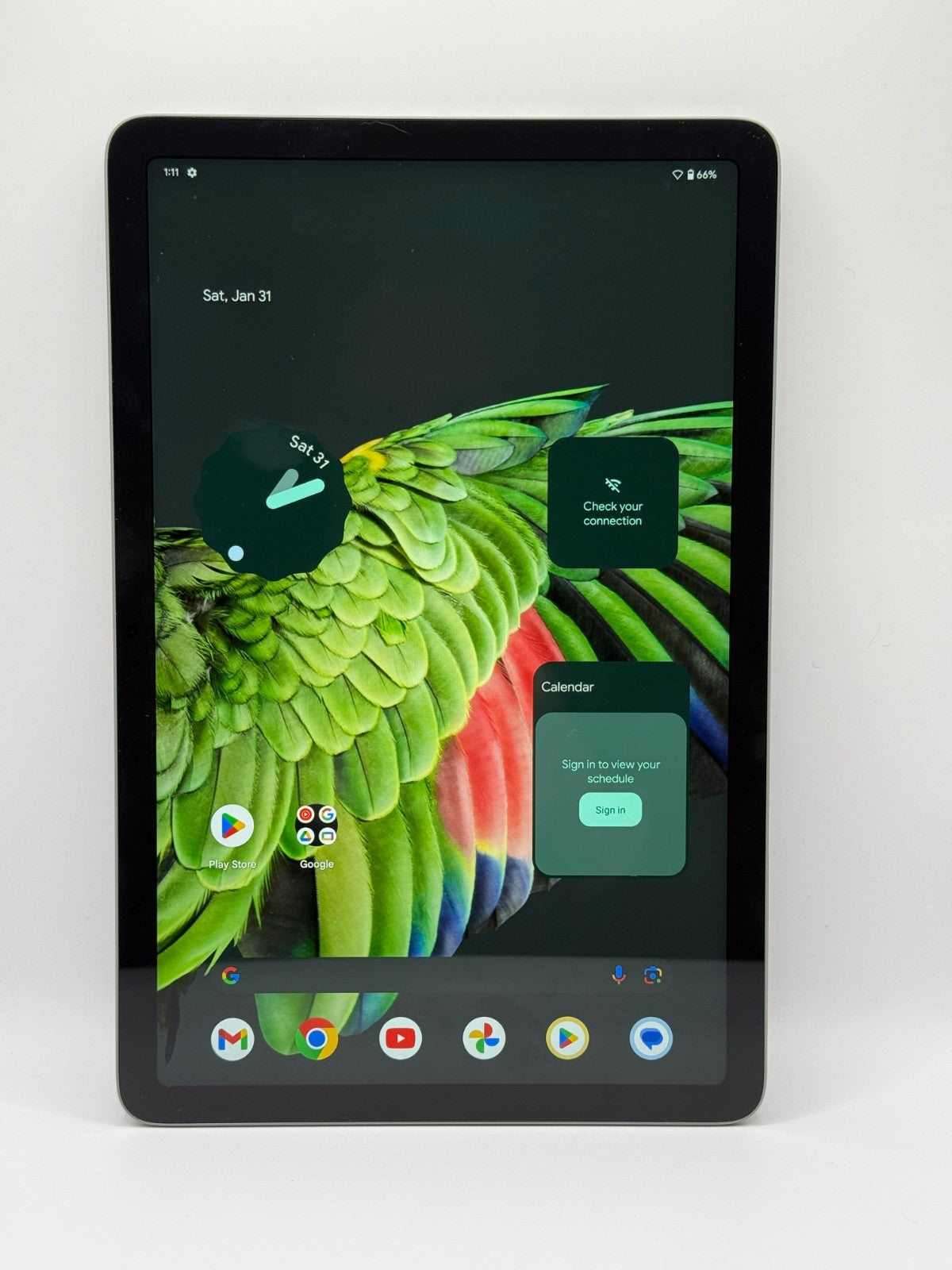 Google Pixel Tablet 128GB Wi-Fi 11" Hazel Colour Excellent Condition Warranty