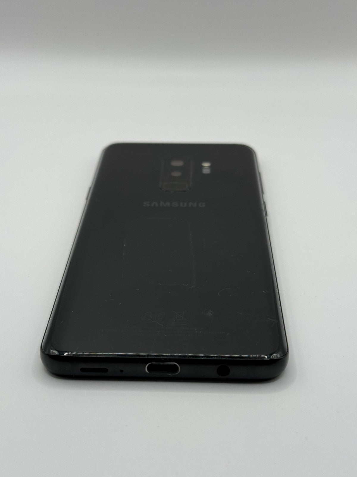 Samsung Galaxy S9 Plus 128GB Midnight Black Unlocked Cracked Screen LCD Bleed