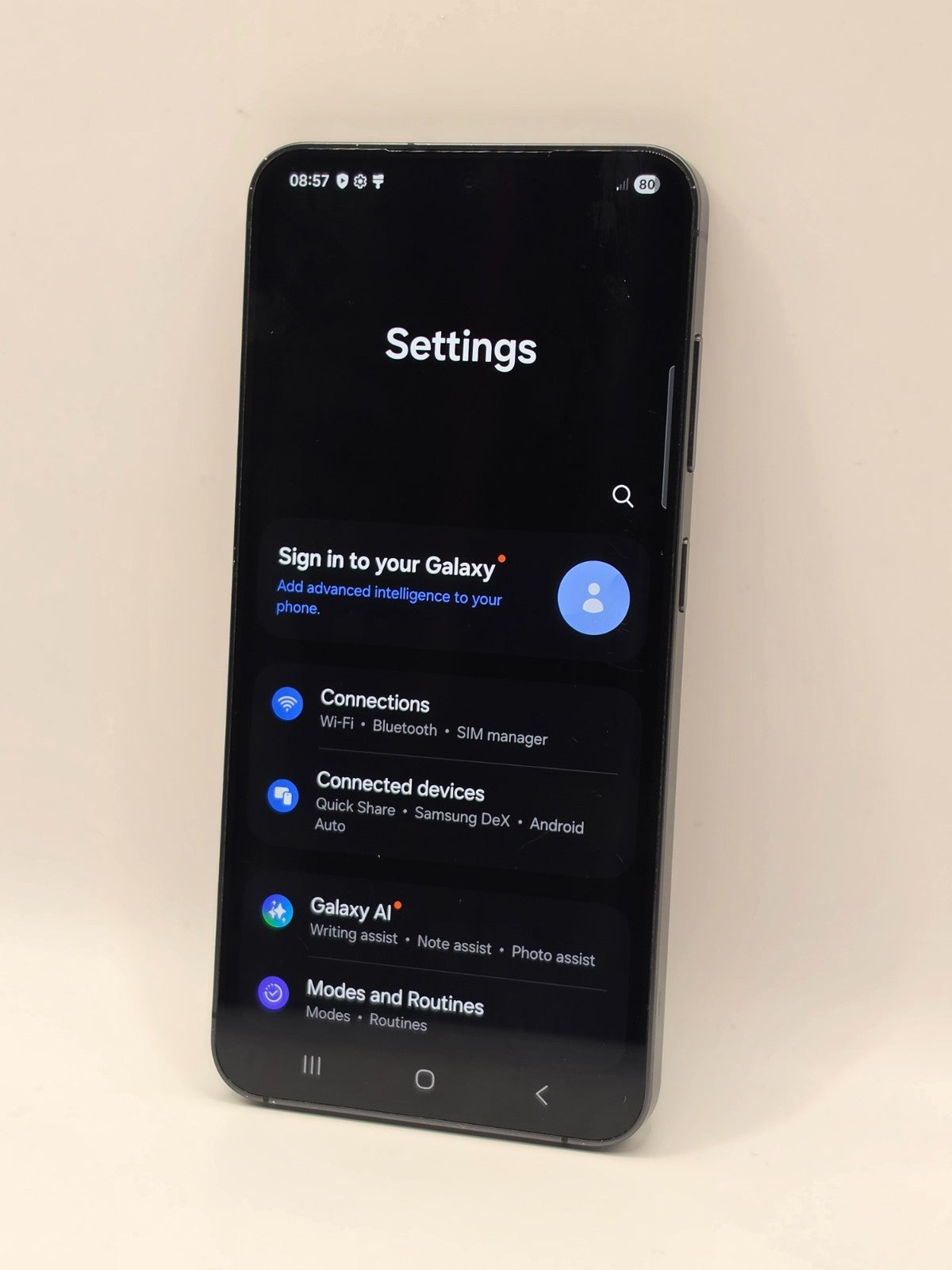 Samsung Galaxy S24 5G AI 128GB Onyx Black Unlocked Very Good Condition