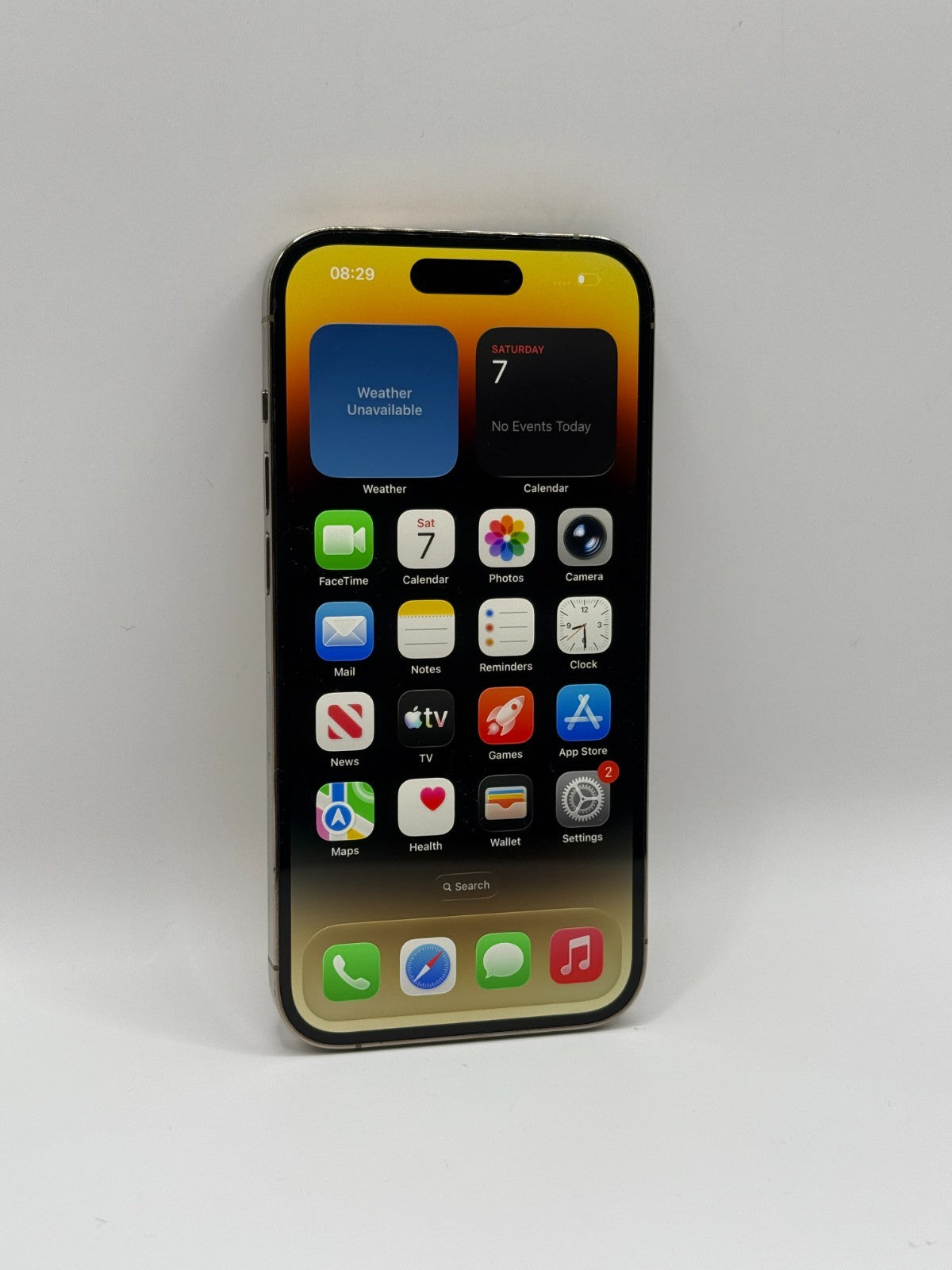 Apple Iphone 14 Pro 128GB Gold Unlocked Warranty Good Condition 86% Fully Boxed