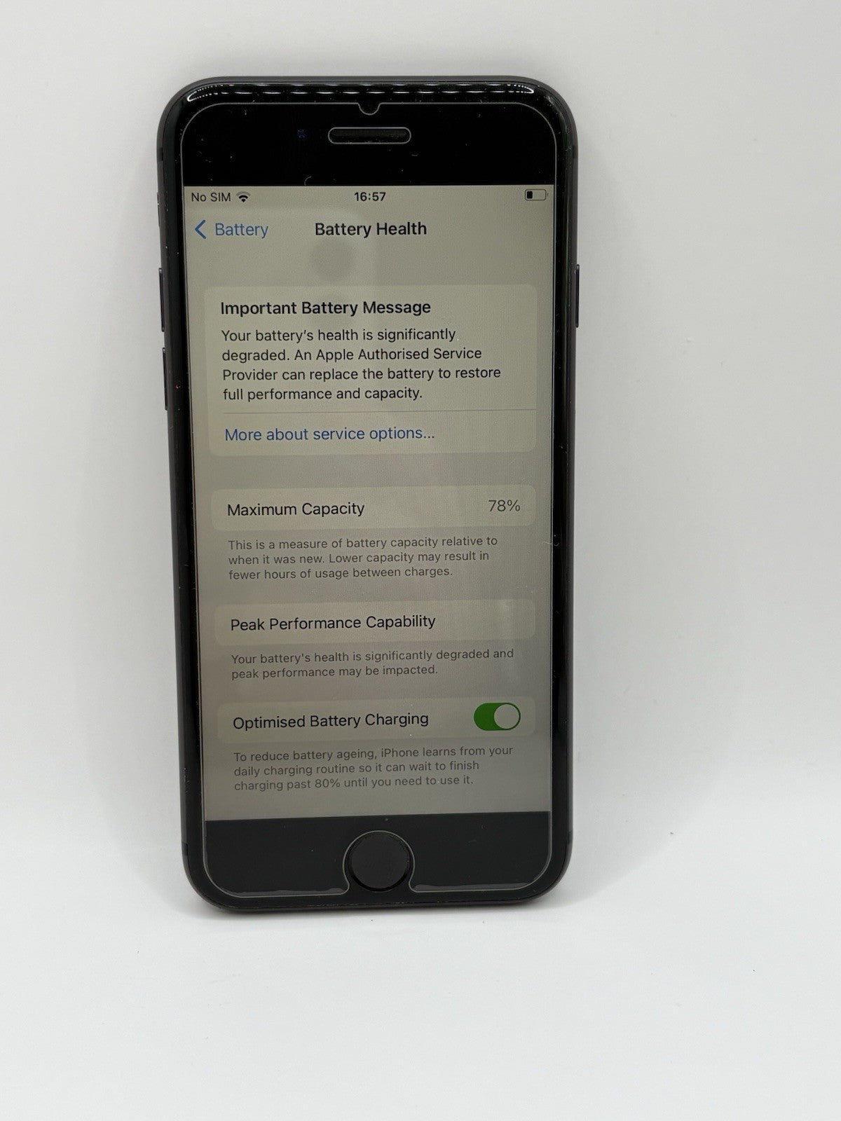 Apple iPhone 8 256GB Grey Used Condition Unlocked Faulty Mute Button