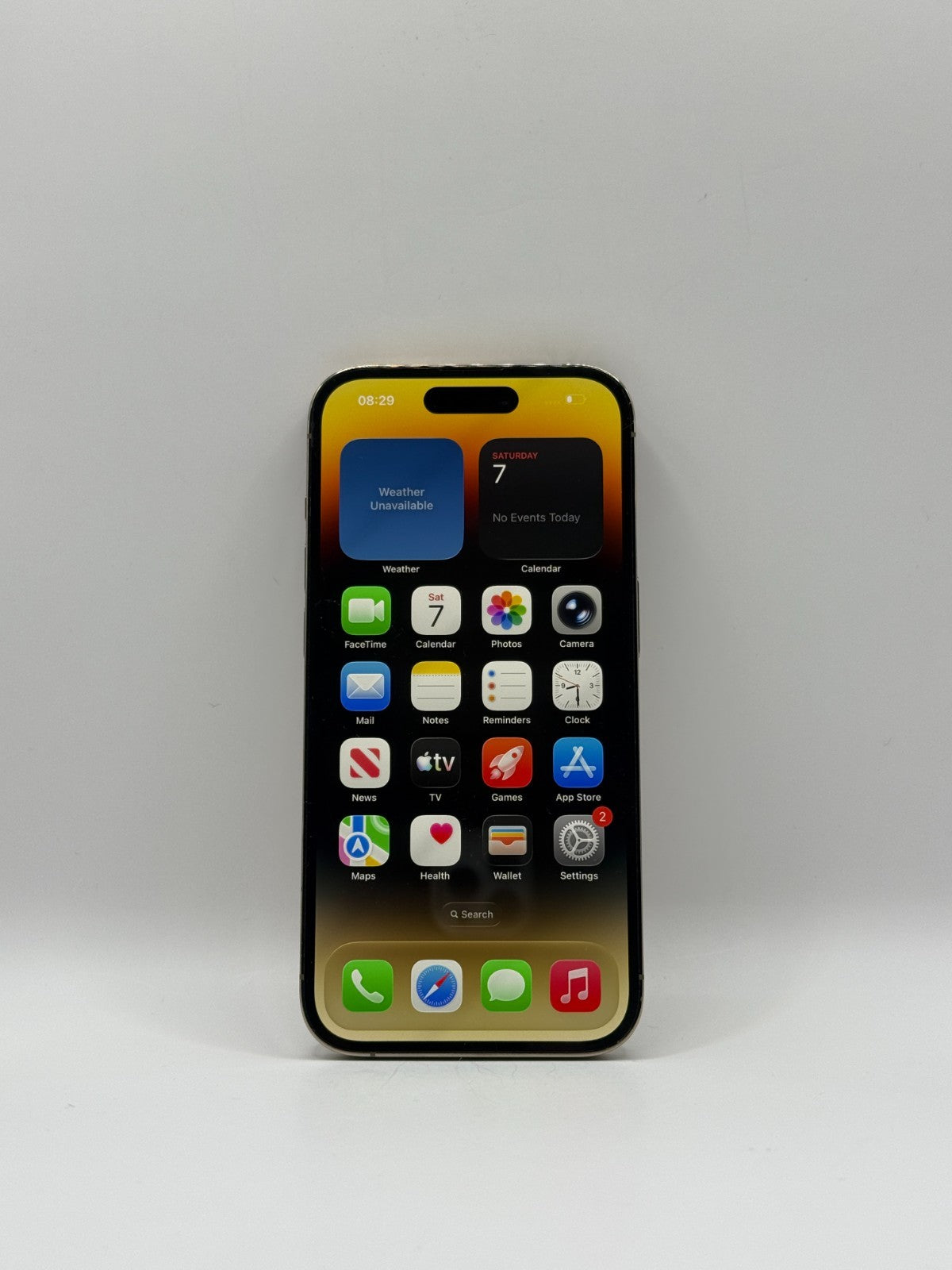 Apple Iphone 14 Pro 128GB Gold Unlocked Warranty Good Condition 86% Fully Boxed
