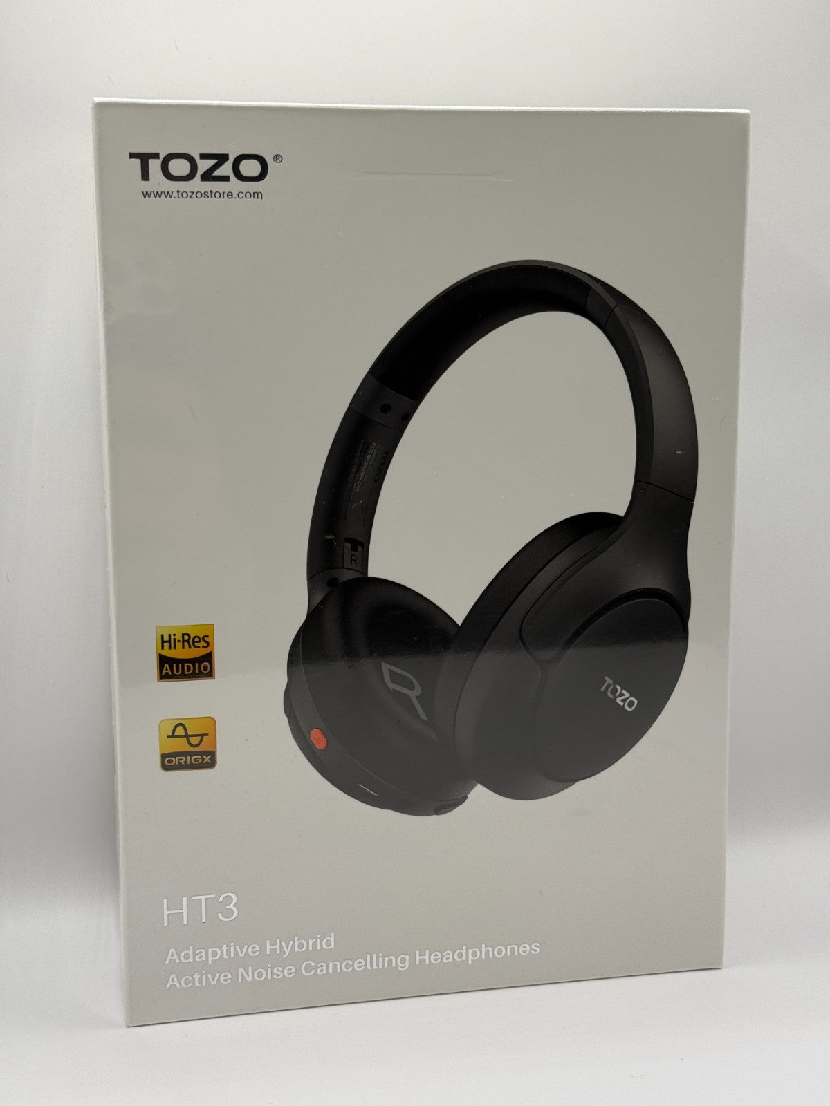 TOZO HT3 Bluetooth Headphones Active Noise Cancelling AI Black Sealed Brand New