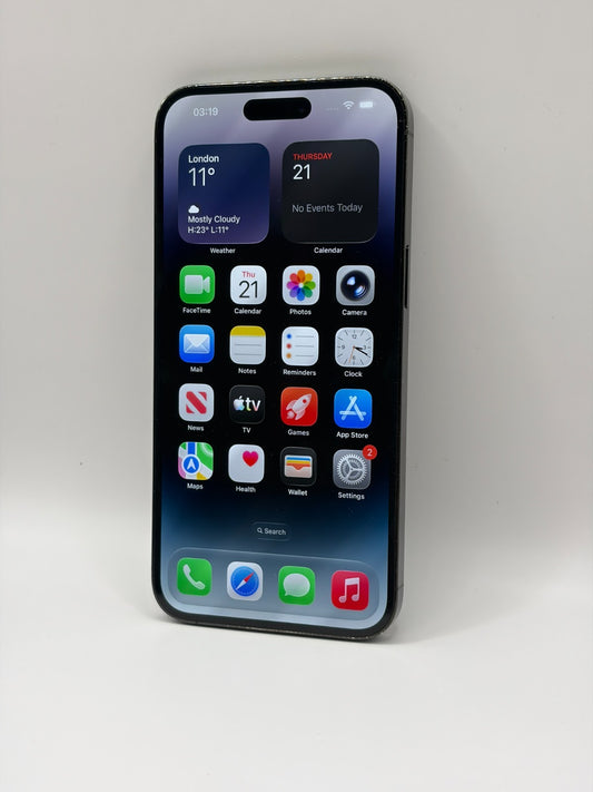 Apple Iphone 14 Pro Max 5G 128GB Black Very Good Condition Unlocked 96% Battery