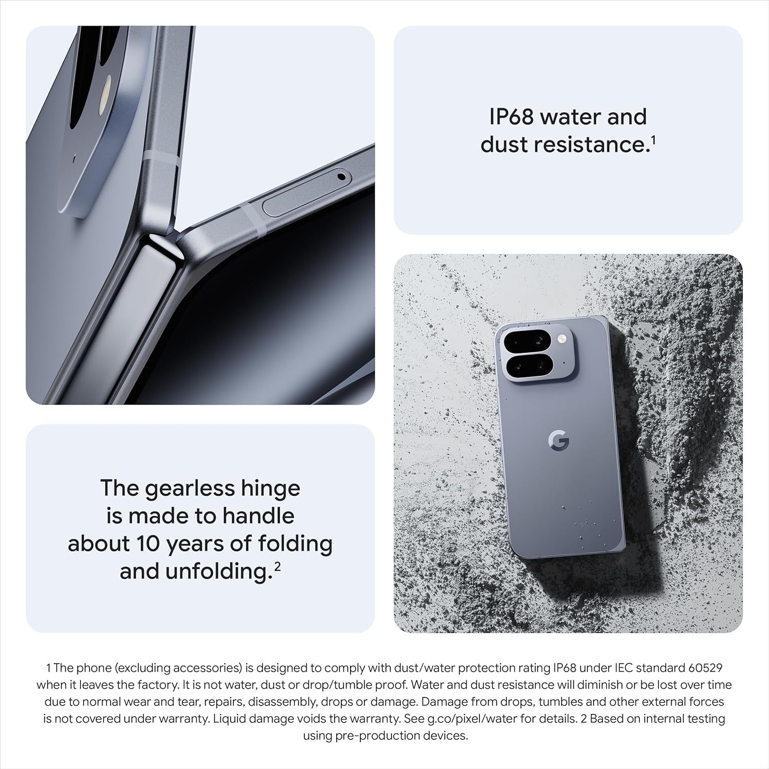 Google Pixel 10 Pro Fold 256 GB 5G AI Moonstone Brand New Sealed Warranty