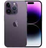 Apple Iphone 14 Pro 128GB Purple Unlocked Warranty Used Condition Face ID Issue
