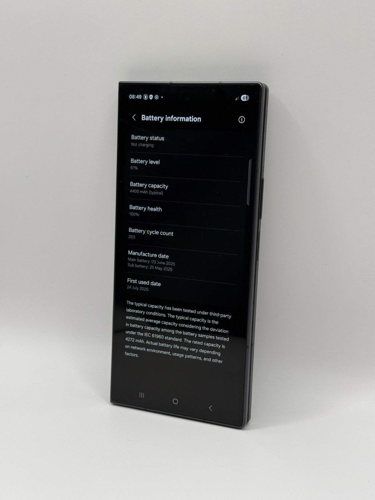 Samsung Galaxy Z Fold 7 1TB Black Very Good Condition Warranty Unlocked