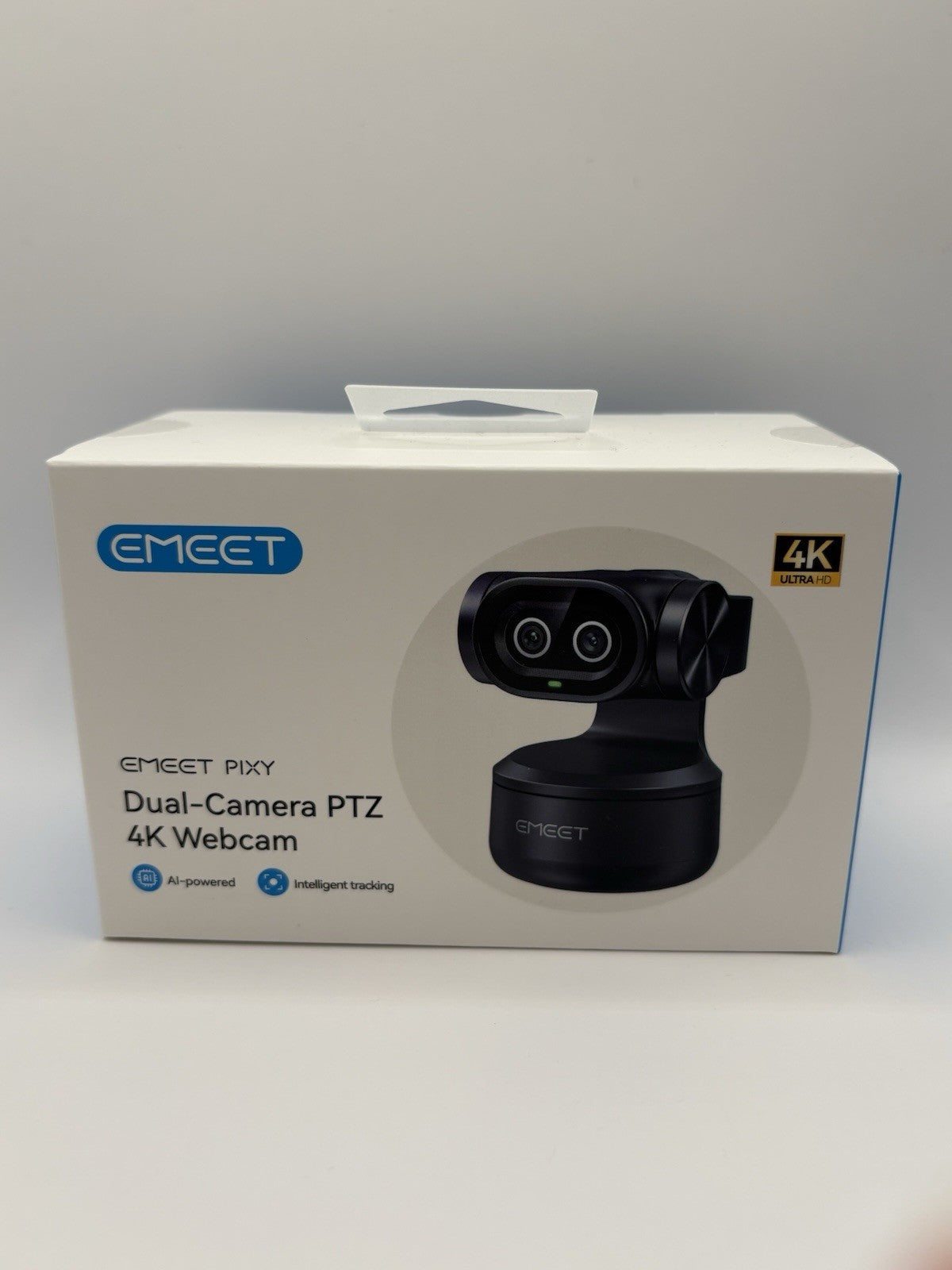Emeet Pixy with Sony Sensor 4K Dual-Camera AI Tracking Webcam Gesture Control