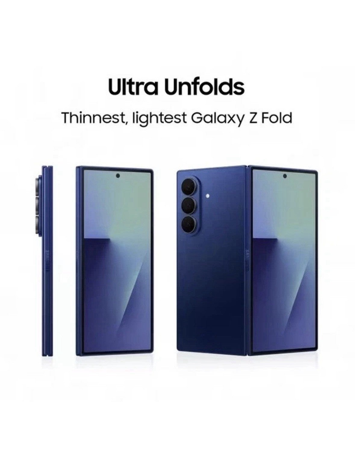 Samsung Galaxy Z Fold 7 1TB Blue Sealed New Boxed Warranty Unlocked