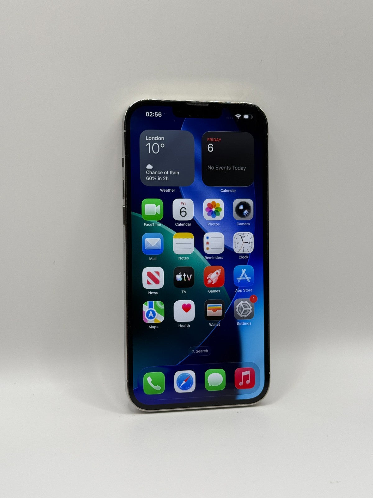 Apple Iphone 13 Pro Max 5G 128GB Silver Unlocked Excellent Quality 86% Battery