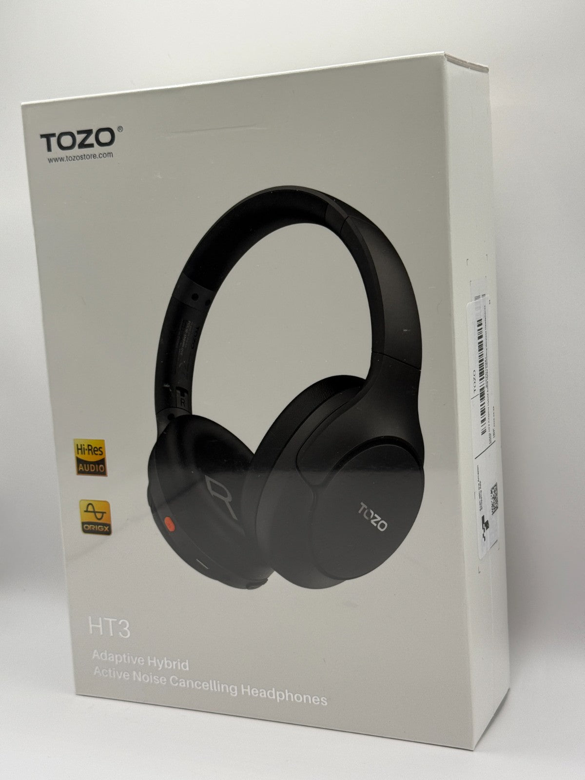 TOZO HT3 Bluetooth Headphones Active Noise Cancelling AI Black Sealed Brand New