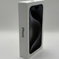 Apple Iphone 15 Pro 128GB Black Titanium Unlocked Warranty Very Good Condition