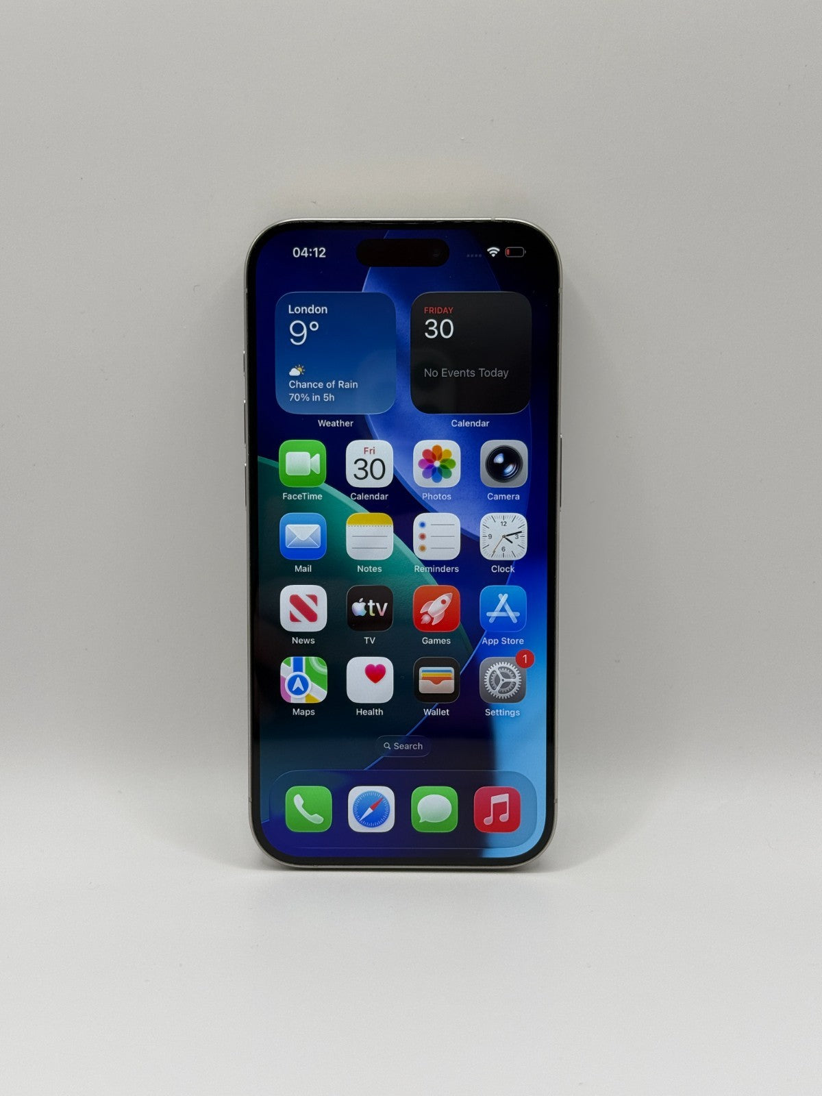 Apple Iphone 15 Pro 5G 128GB White Titanium Unlocked Warranty Excellent 89% Batt