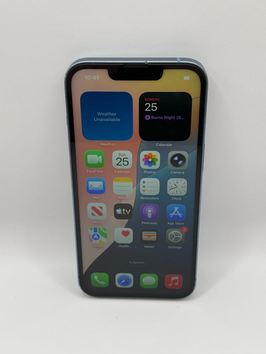 Apple Iphone 14 128GB 5G Blue Good Condition Warranty Unlocked 86% Battery