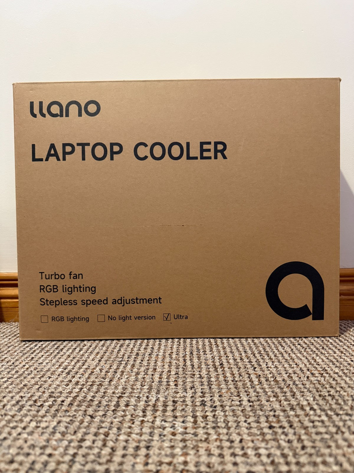 llano V12 Ultra Laptop Cooling Intelligent Software Control RGB Open Never Used