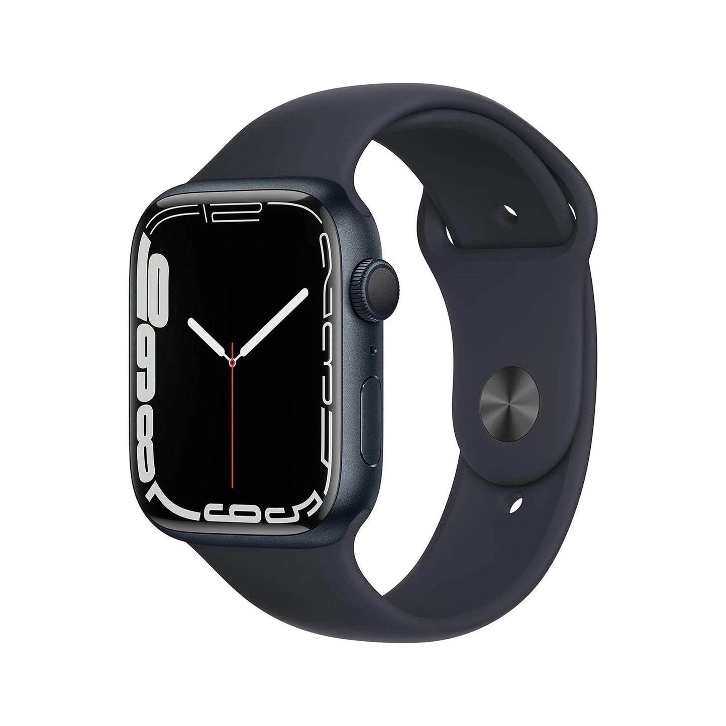 Apple Watch Series 7 45mm Aluminum GPS Midnight 100% Battery Warranty Very Good