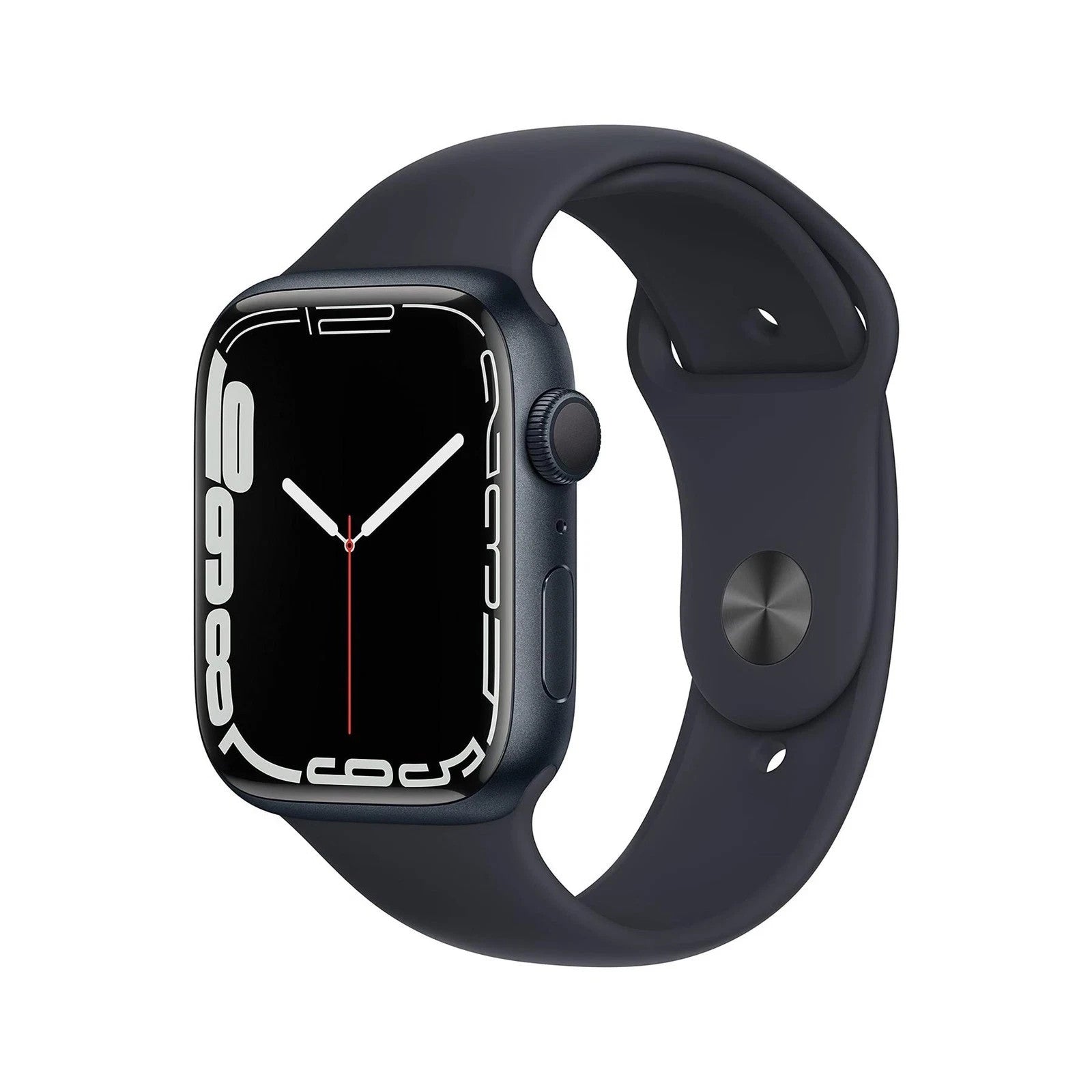 Apple Watch Series 7 45mm Aluminum GPS Midnight 100% Battery Warranty Very Good