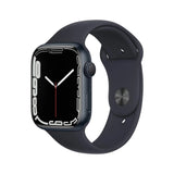 Apple Watch Series 7 45mm Aluminum GPS Midnight 100% Battery Warranty Very Good