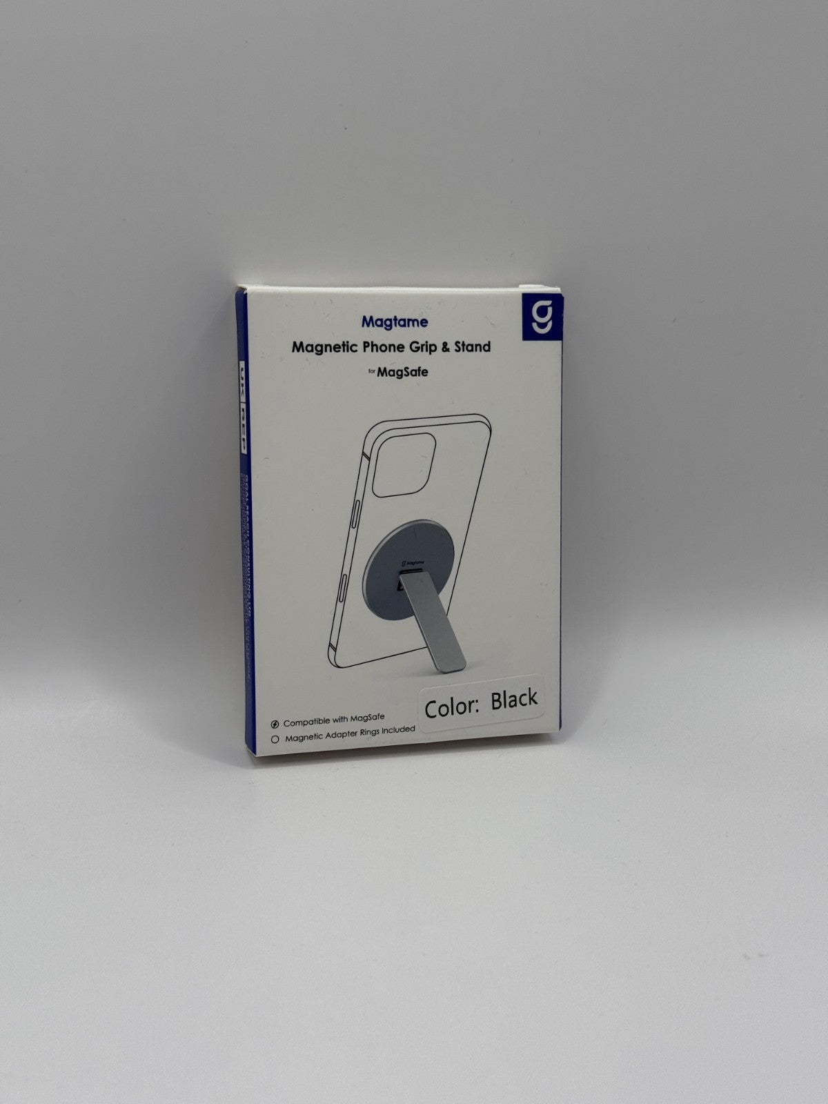 Magtame Magnetic Phone Stand Grip Double Sided Strong Magnetic Holder Black New