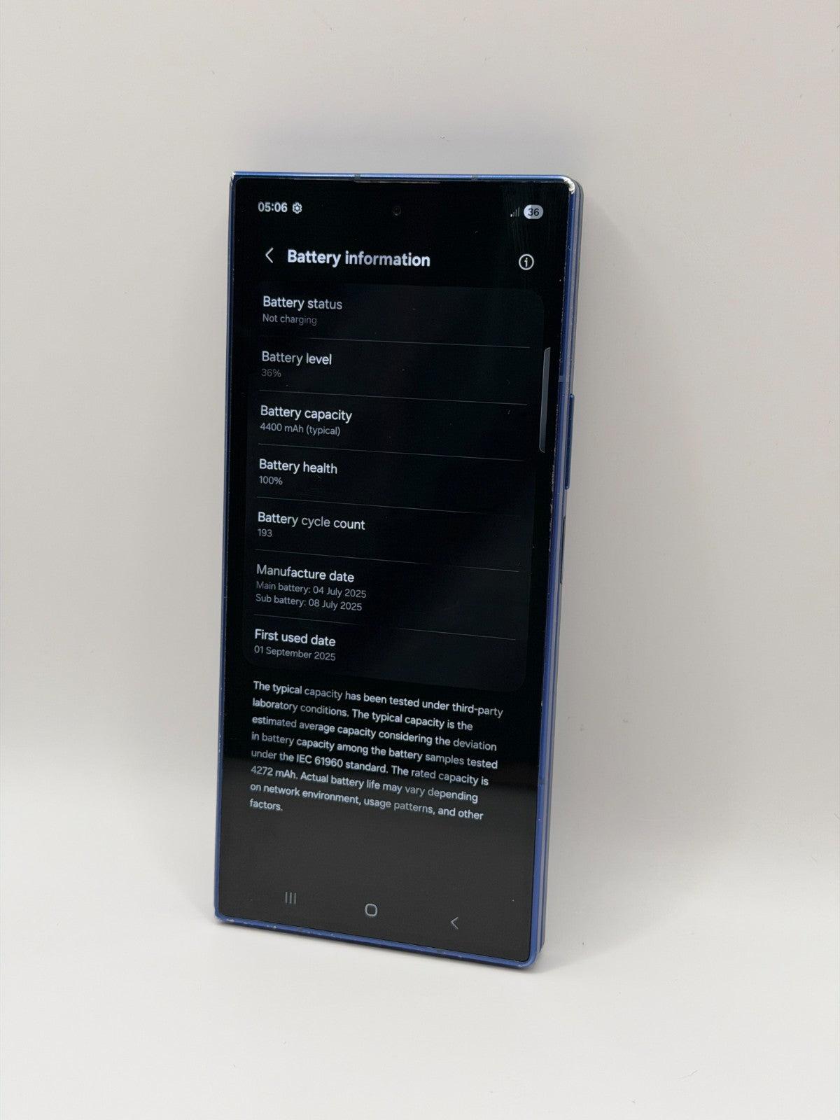 Samsung Galaxy Z Fold 7 512GB Blue Shadow Unlocked Good Condition Warranty
