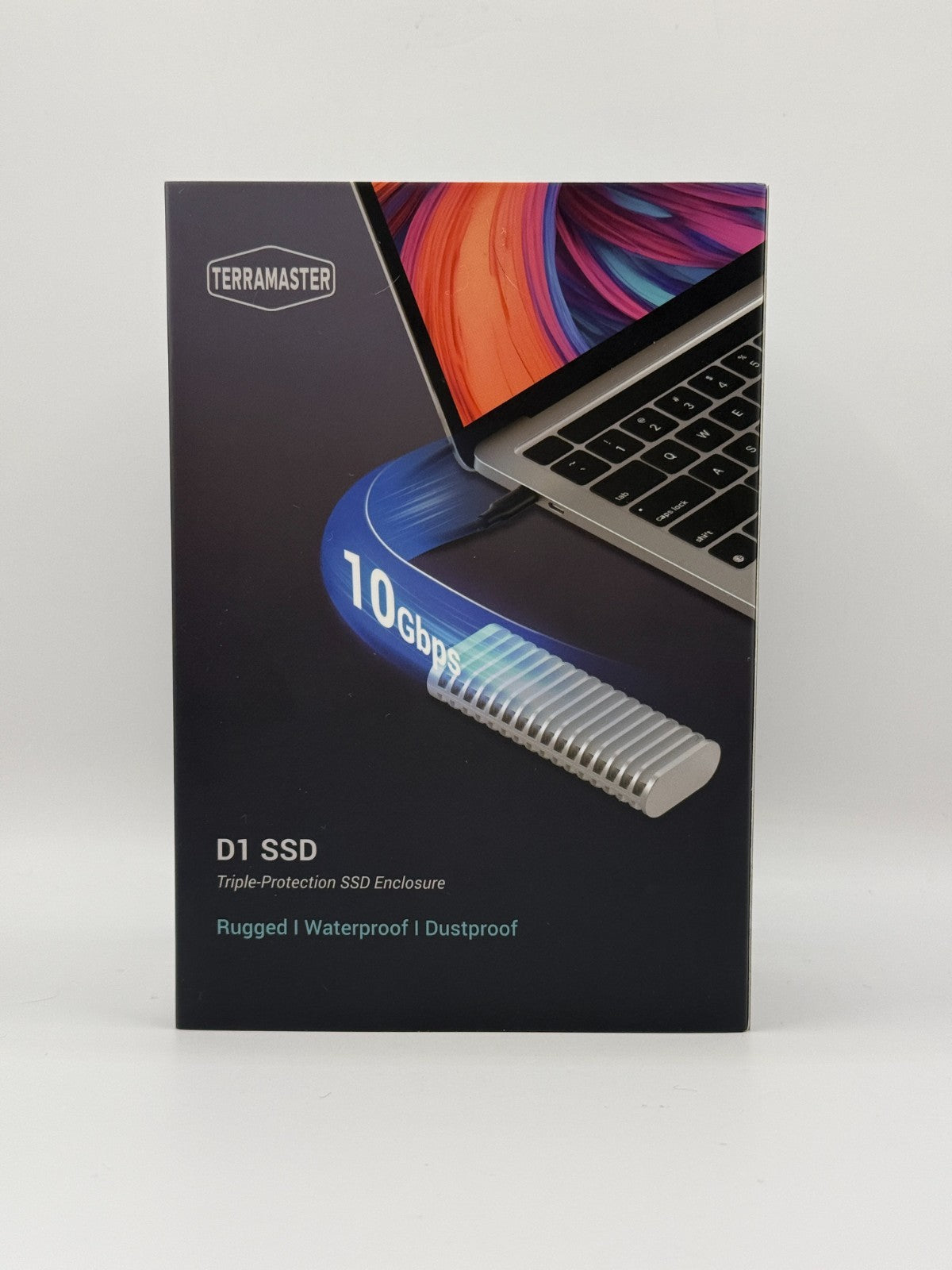 Terramaster D1 SSD M.2 NVMe SSD Enclosure Aluminum Case Waterproof Shockproof