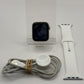 Apple Watch SE 2nd Gen 40mm Silver Aluminium with White Band Scratch On Screen