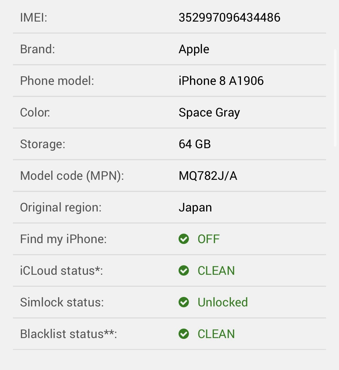 Apple iPhone 8 64GB Grey Faulty Cracked Front And Back