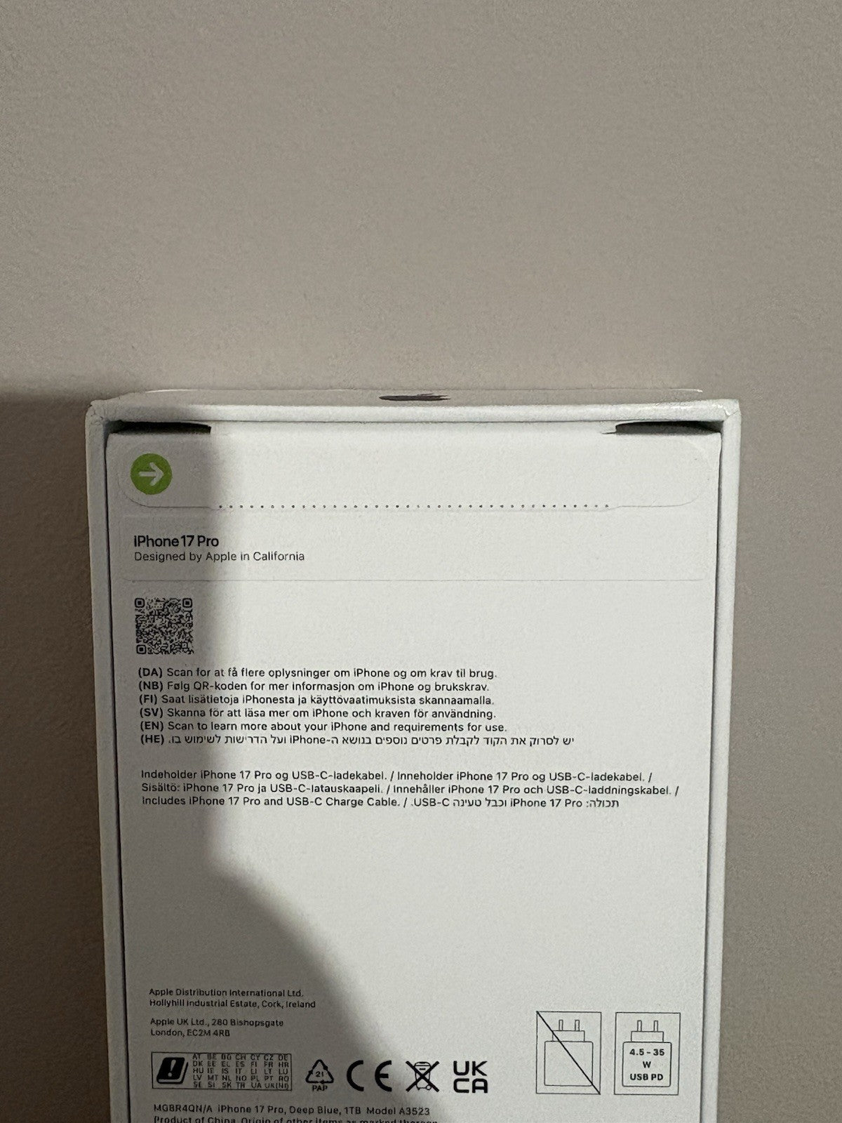 Apple iPhone 17 Pro 1TB 5G (960) AI SIM + eSIM 6.3" Unlocked Sealed Warranty