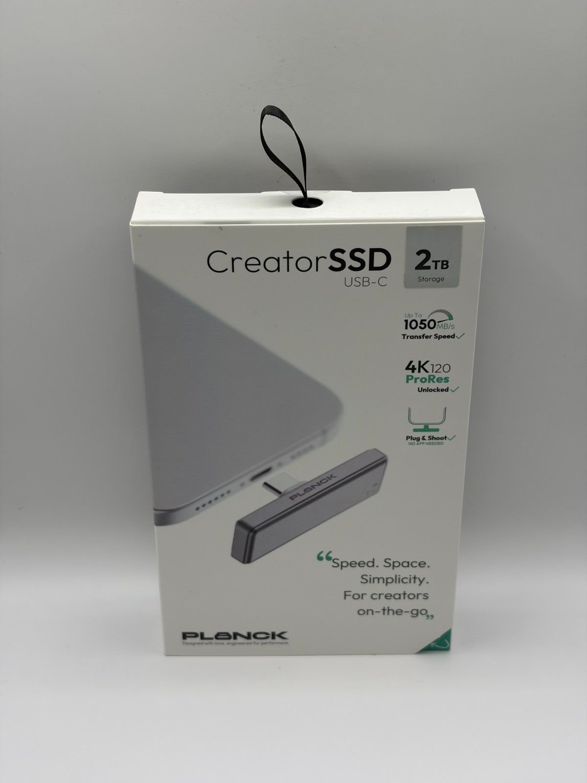 Planck Creator SSD 2TB World’s Smallest Mobile SSD Brand New Sealed