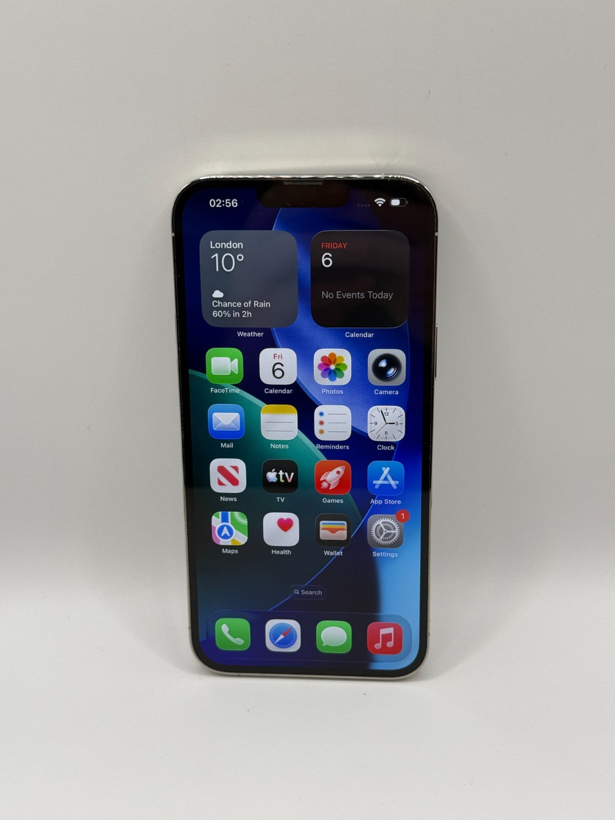 Apple Iphone 13 Pro Max 5G 128GB Silver Unlocked Excellent Quality 86% Battery