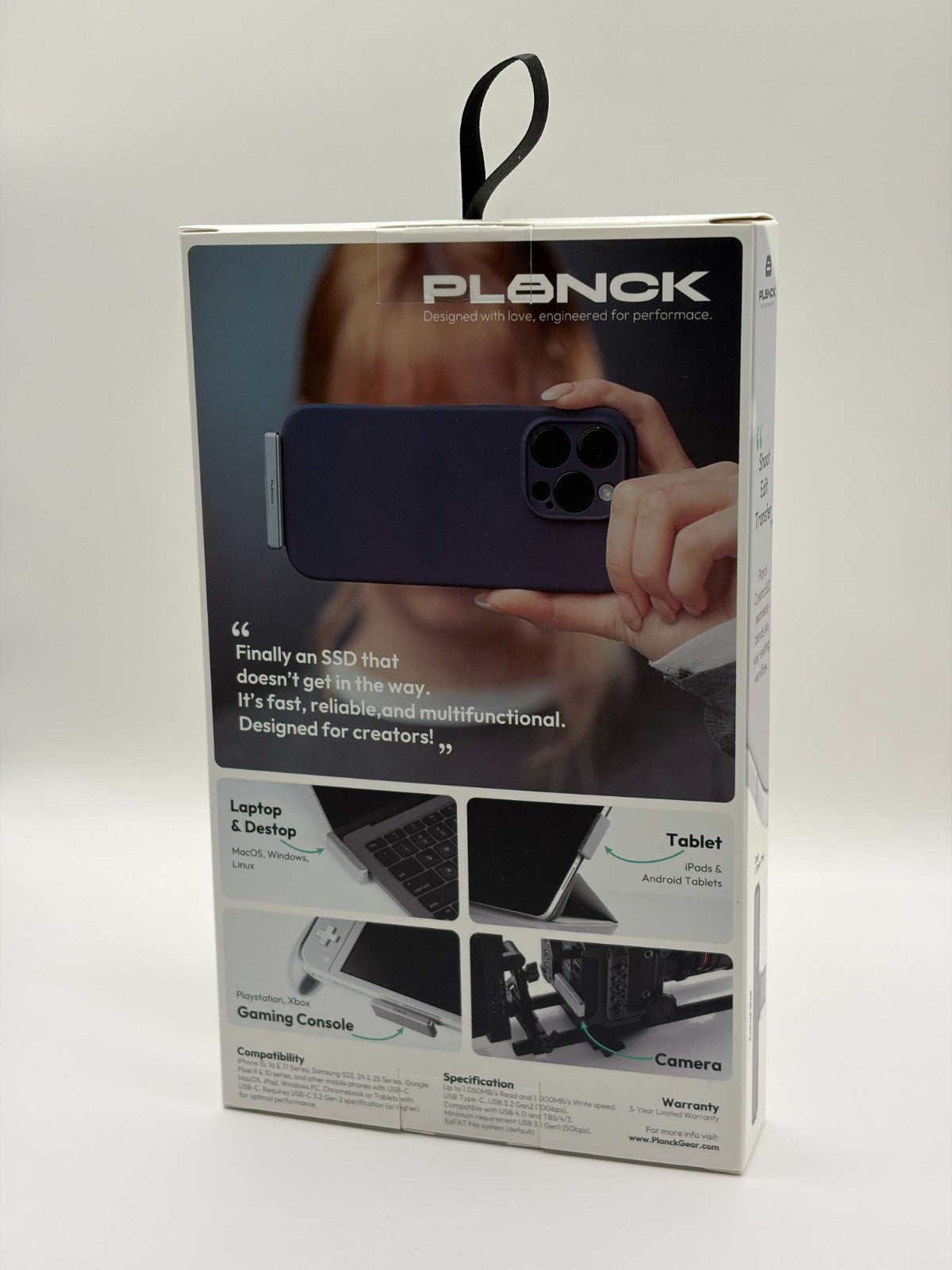 Planck Creator SSD 2TB World’s Smallest Mobile SSD Brand New Sealed