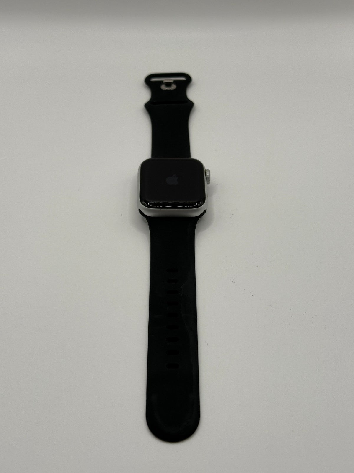 Apple Watch Series 6 40mm Gps And Cellular Silver Black Sport Band Very Good