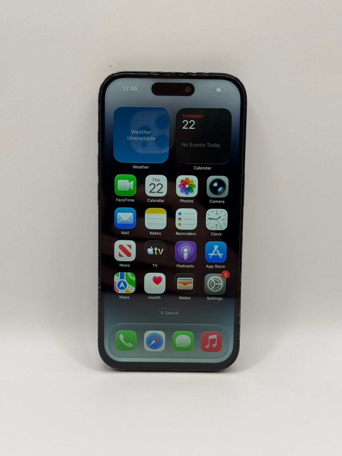 Apple Iphone 14 Pro 128GB Space Black Unlocked Warranty Very Good Condition 92%