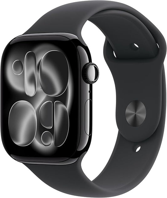 Apple Watch Series 11 42mm Aluminum GPS Jet Black Boxed Warranty Excellent